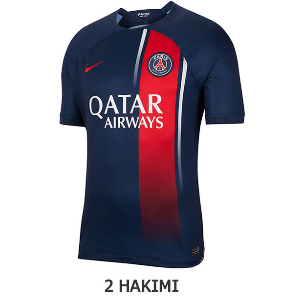 パリサンジェルマン 23-24 ホーム 半袖レプリカユニフォーム　2.アクラフ・ハキミ　【NIKE|ナイキ】クラブチームレプリカウェアーdx2694-411-2-hの通販は 7,531円