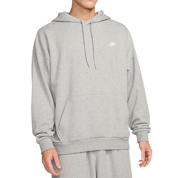 クラブ|FT|オーバーサイズプルオーバーフーディ　ダークグレーヘザー　【NIKE|ナイキ】サッカーフットサルウェアーhj1817-063