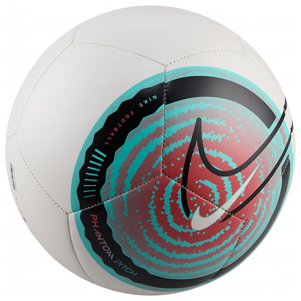 ファントム　ホワイト×オーロラグリーン　【NIKE|ナイキ】サッカーボール5号球fz3060-102-5
