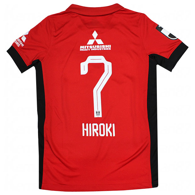 ジュニア 浦和レッズ 2025 ホーム 半袖レプリカユニフォーム　7.安部裕葵　【NIKE|ナイキ】クラブチームレプリカウェアーhj1751-611-7-h