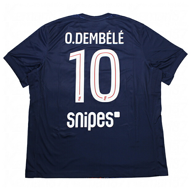 パリサンジェルマン 25-26 ホーム 半袖レプリカユニフォーム　10.ウスマン・デンベレ　【NIKE|ナイキ】クラブチームレプリカウェアーhj4593-411-10-o