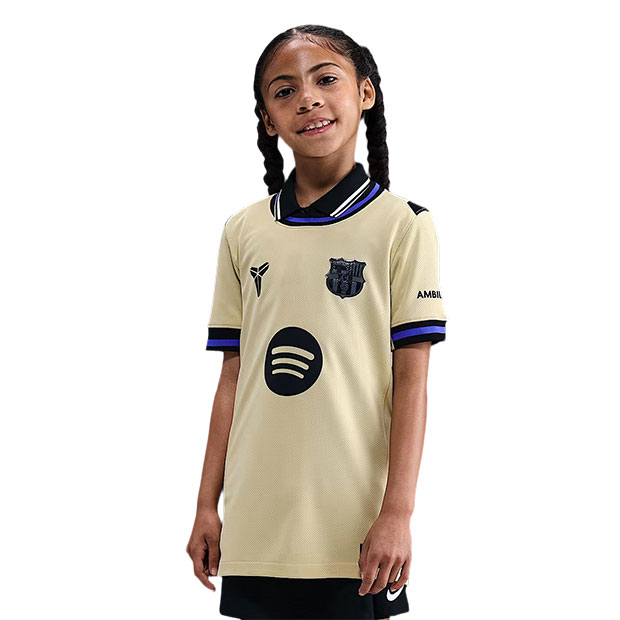 ジュニア FCバルセロナ 25-26 アウェイ 半袖レプリカユニフォーム　【NIKE|ナイキ】クラブチームレプリカウェアーhj5286-784