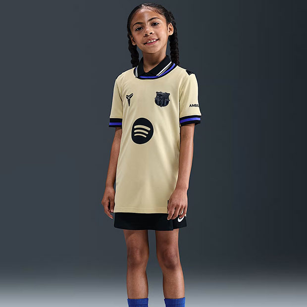 ジュニア FCバルセロナ 25-26 アウェイ 半袖レプリカユニフォーム