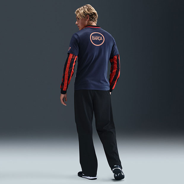 FCバルセロナ DF ACDPR 半袖トップ K 3R PM　ミッドナイトネイビー　【NIKE|ナイキ】クラブチームウェアーhm3437-411 FCバルセロナ DF ACDPR 半袖トップ K 3R PM ミッドナイトネイビー