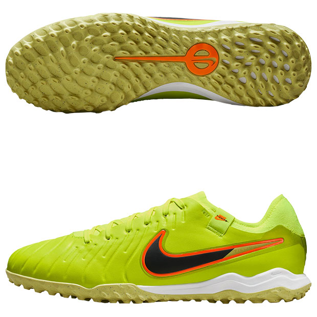 ティエンポ レジェンド 10 PRO TF　ボルト×ブラック　【NIKE|ナイキ】サッカーフットサルトレーニングシューズdv4336-701