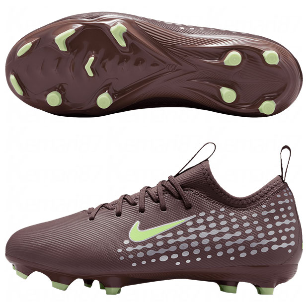ジュニア ズーム マーキュリアル ヴェイパー 16 アカデミー KM FG/MG　プラムイクリプス×メタリックシルバー　【NIKE|ナイキ】サッカージュニアスパイクfq8394-200