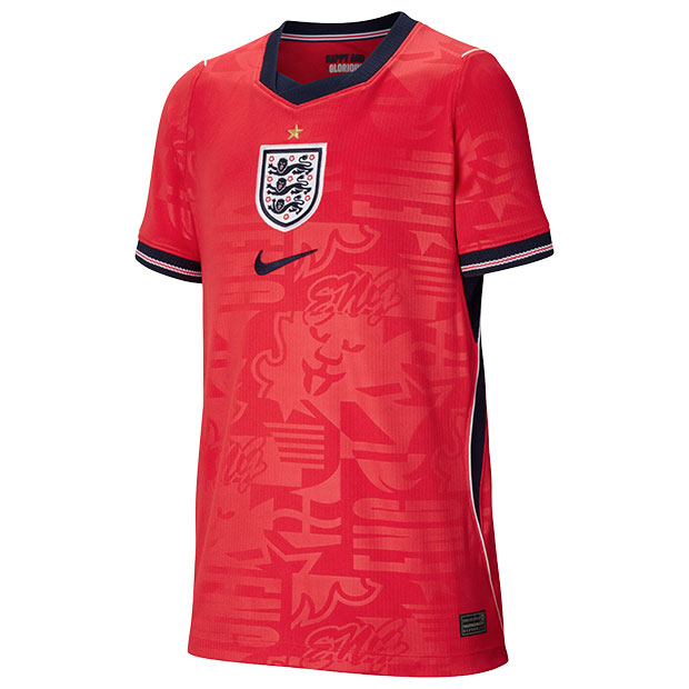 ジュニア イングランド代表 2026 アウェイ 半袖レプリカユニフォーム　【NIKE|ナイキ】ナショナルチームレプリカウェアーib5197-624