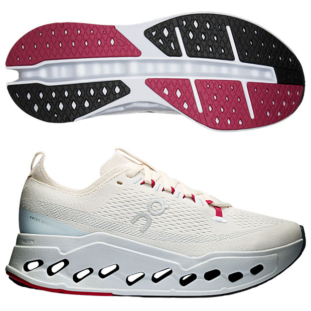 レディース Cloudsurfer Max クラウドサーファー マックス オン ランニング　アイボリー×アークティック　【On|オン】ランニングシューズ3wf30224290-ivoarc