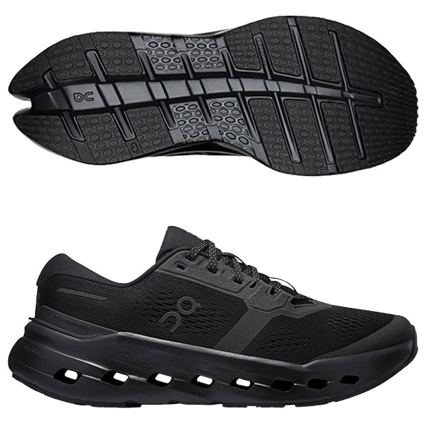 レディース Cloudrunner 3 クラウドランナー 3 オン ランニング　ブラック×ブラック　【On|オン】ランニングシューズ3wg10051043-blkblk