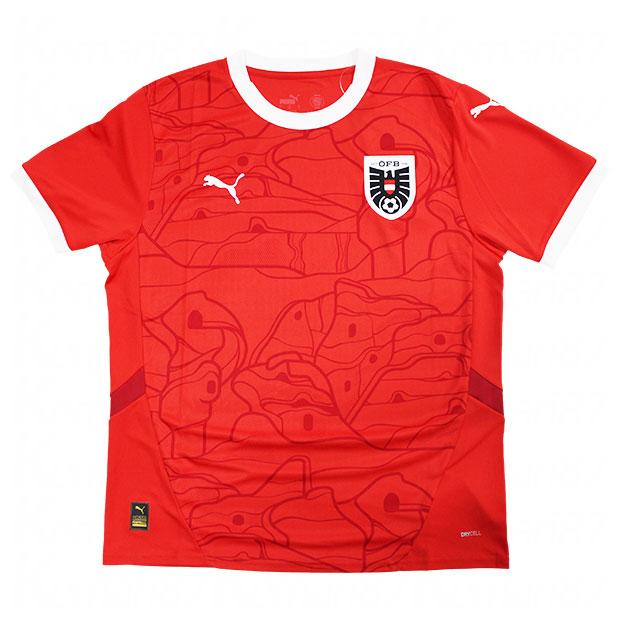オーストリア代表|2024|ホーム|半袖レプリカユニフォーム　【PUMA|プーマ】ナショナルチームレプリカウェアー774010-01