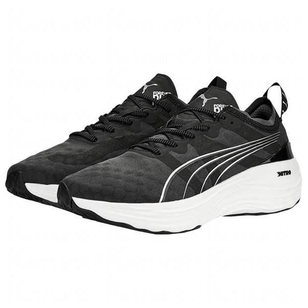 フォーエバーラン ニトロ　プーマブラック　【PUMA|プーマ】ランニングシューズ377757-01の通販は