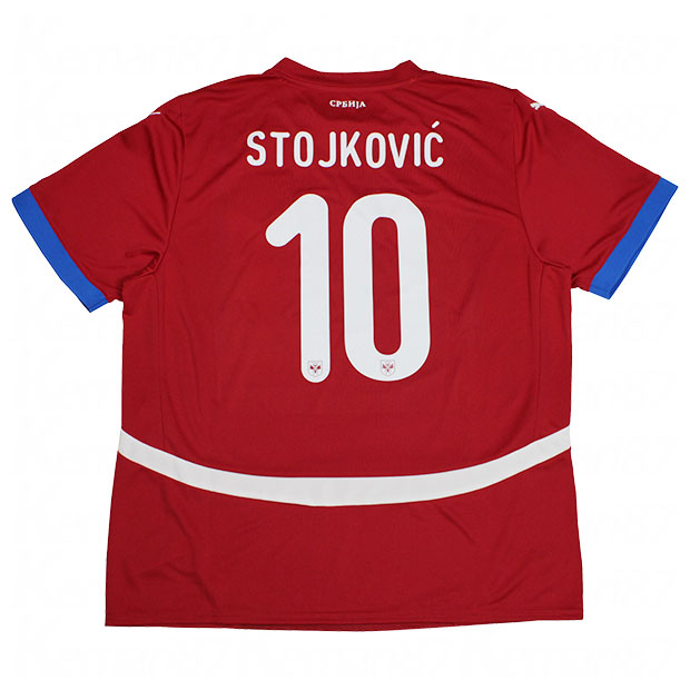 セルビア代表|2024|ホーム|半袖レプリカユニフォーム　10.ドラガン・ストイコビッチ　【PUMA|プーマ】ナショナルチームレプリカウェアー774300-01-10-s