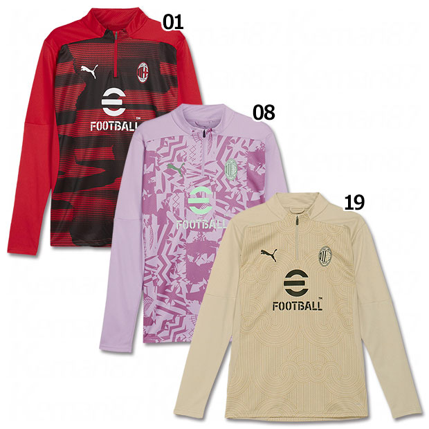 ACミラン プレマッチ1/4ジップトップ　【PUMA|プーマ】クラブチームウェアー777714の通販は