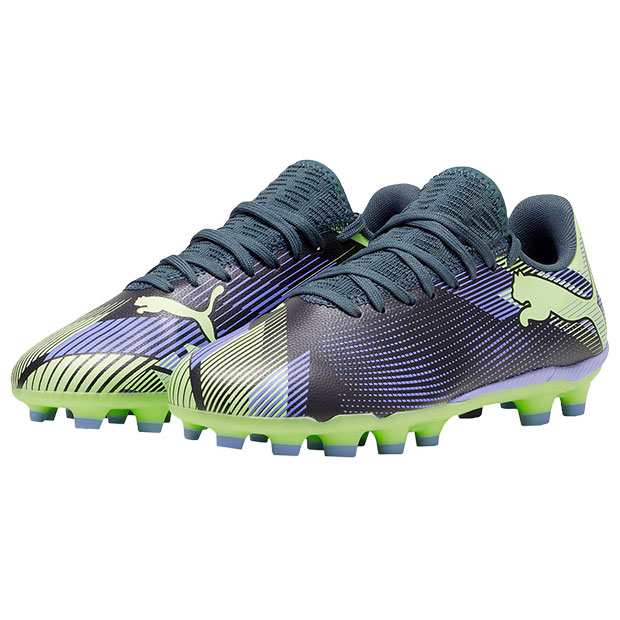 ジュニア フューチャー 7 プレイ HG/AG + MID JR　グレースキー　【PUMA|プーマ】ジュニアサッカースパイク107954-03