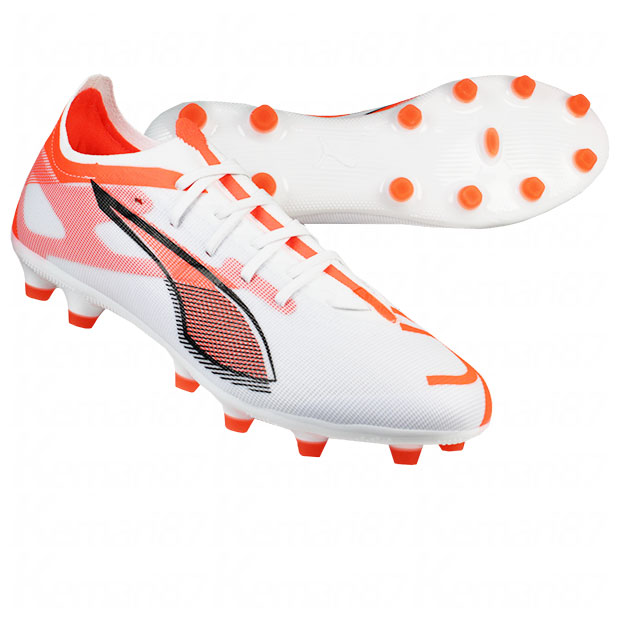 ウルトラ 5 マッチ HG/AG　プーマホワイト　【PUMA|プーマ】サッカースパイク108345-01の通販は 8,712円