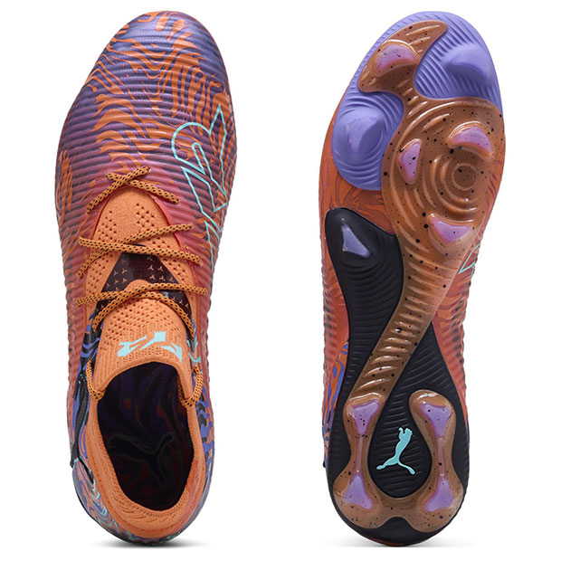 フューチャー|8|アルティメット|CREATIVITY|FG　オレンジポピー　【PUMA|プーマ】サッカースパイク108428-01_3
