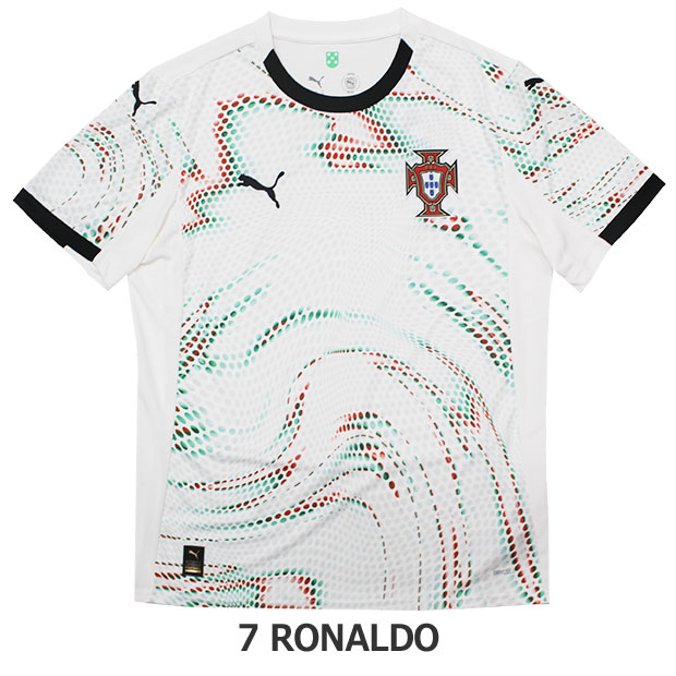 ポルトガル代表|2025|アウェイ|半袖レプリカユニフォーム　7.クリスティアーノ・ロナウド　【PUMA|プーマ】ナショナルチームレプリカウェアー779209-04-7-r