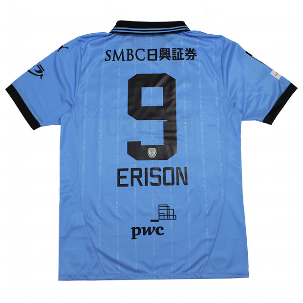 （4XL）川崎フロンターレ PUMA シャツ 背番号9 エリソン PUMA 川崎フロンターレ 2024 川崎カルチャーユニフォーム 半袖