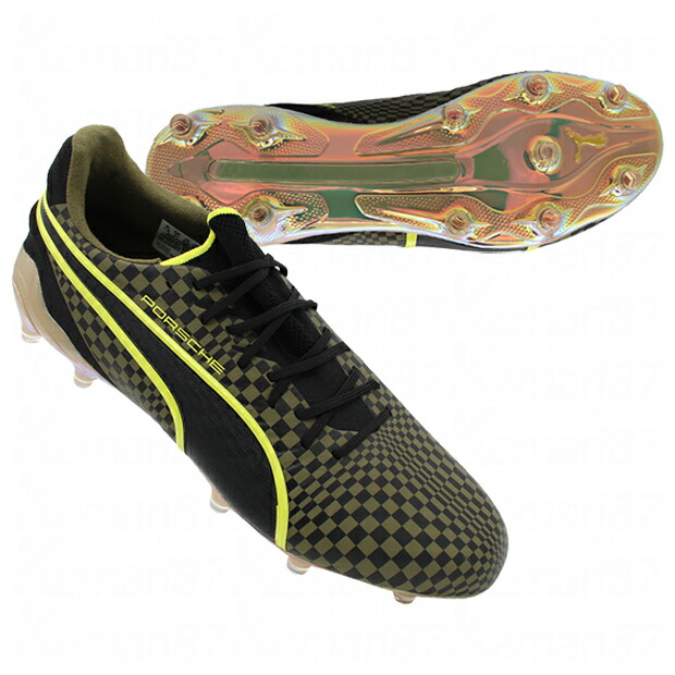 プーマキング アルティメット × PORSCHE FG/AG　オリーブドラブ　【PUMA|プーマ】サッカースパイク108484-01