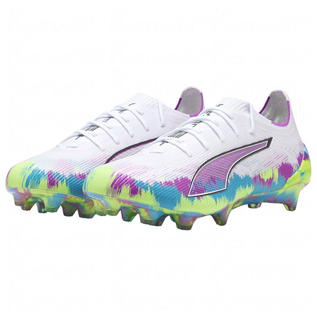 レディース ウルトラ 6 アルティメット BRILLIANCE FG WNS　プーマホワイト　【PUMA|プーマ】サッカースパイク108772-01
