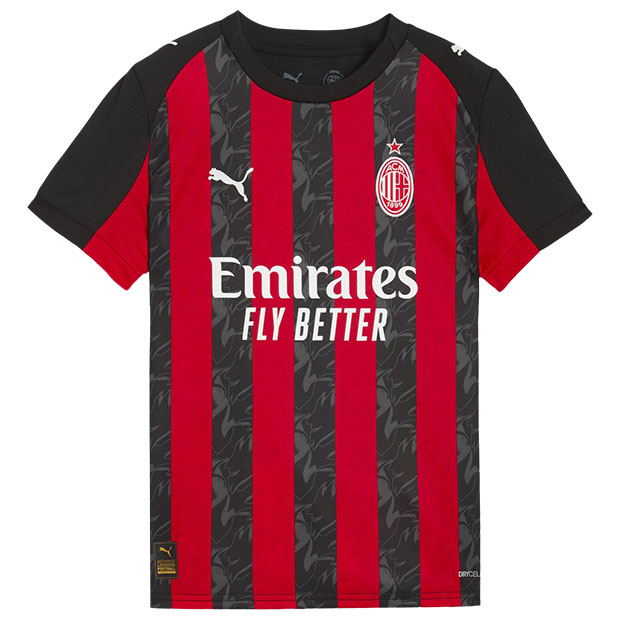ジュニア ACミラン 25-26 ホーム 半袖レプリカユニフォーム　【PUMA|プーマ】クラブチームレプリカウェアー779965-01