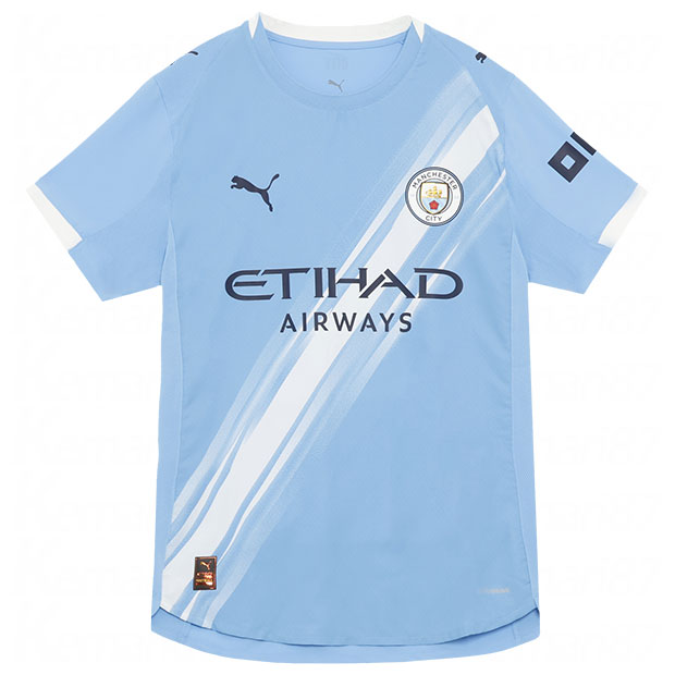 マンチェスターシティ 25-26 ホーム 半袖オーセンティックユニフォーム　【PUMA|プーマ】クラブチームレプリカウェアー780336-01