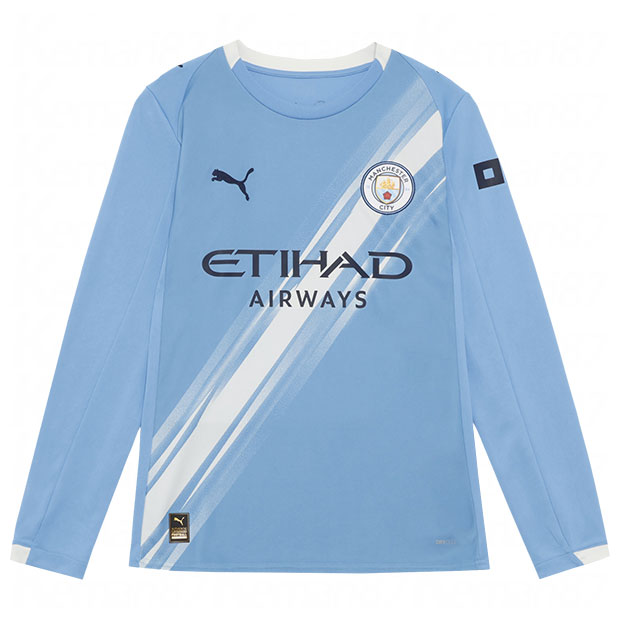 マンチェスターシティ 25-26 ホーム 長袖レプリカユニフォーム　【PUMA|プーマ】クラブチームレプリカウェアー780339-01