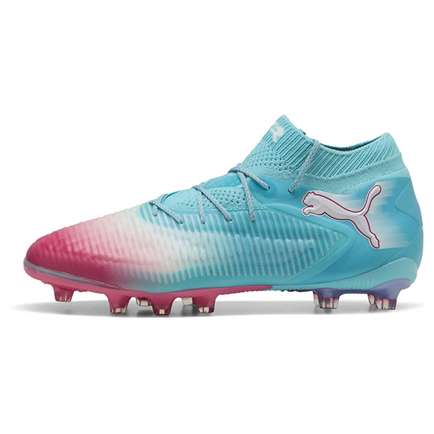 フューチャー 8 アルティメット RE-CHARGE AG　ヒーローブルー×サンセットピンク　【PUMA|プーマ】サッカースパイク108757-01_1