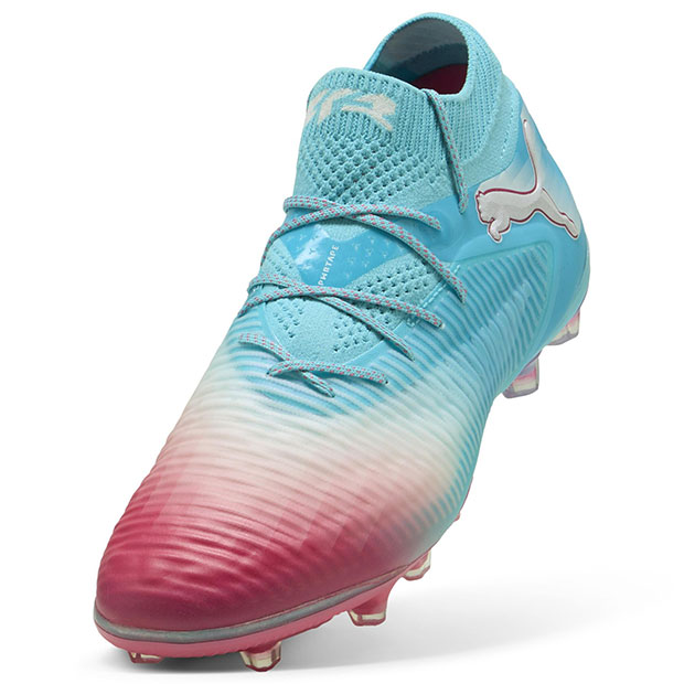 フューチャー 8 アルティメット RE-CHARGE AG　ヒーローブルー×サンセットピンク　【PUMA|プーマ】サッカースパイク108757-01_4