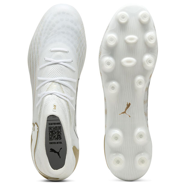 フューチャー 9 プロ HG/AG　プーマホワイト　【PUMA|プーマ】サッカースパイク108901-04_3