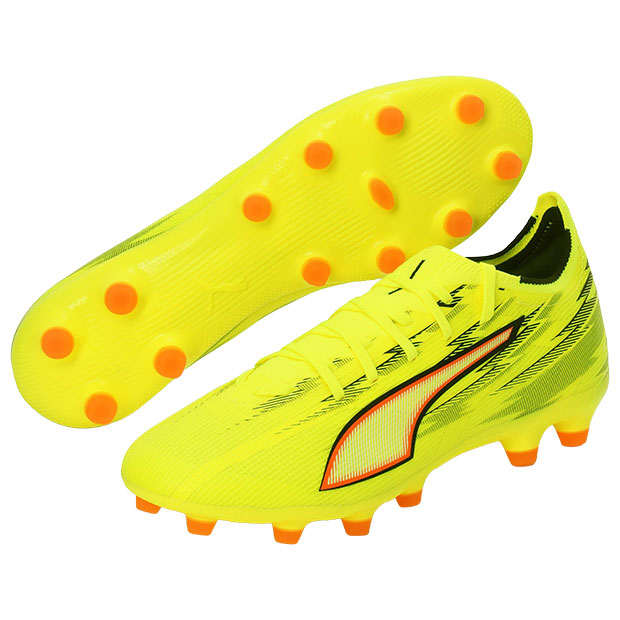 ウルトラ 6 マッチ HG/AG　イエローアラート　【PUMA|プーマ】サッカースパイク109001-01