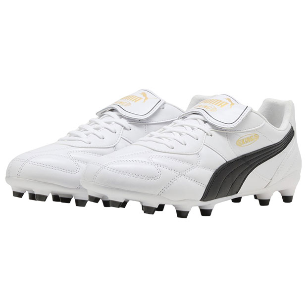 プーマキング トップ FG/AG　プーマホワイト　【PUMA|プーマ】サッカースパイク109034-05
