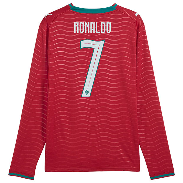 ポルトガル代表 2026 ホーム 長袖レプリカユニフォーム PLAYER　【PUMA|プーマ】ナショナルチームレプリカウェアー788142-77