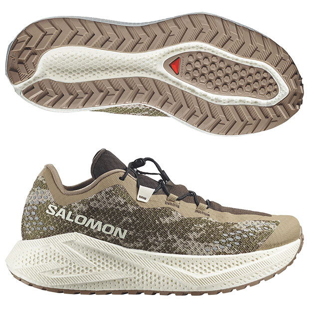 エアログライド 4 グラベル AERO GLIDE 4 GRVL　サファリ×バニラアイス　【SALOMON|サロモン】ランニングシューズl49174600