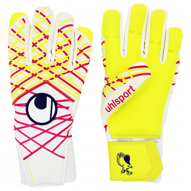 プレディクション アブソルートグリップ ハーフネガティブ メニャン 　ホワイト　【Uhlsport|ウールシュポルト】サッカーフットサルゴールキーパーグローブ1011394-01