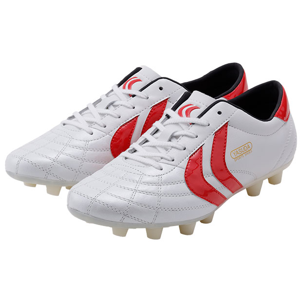 リガレスタ|Pro-ex　ホワイト×レッド　【YASUDA|ヤスダ】サッカースパイクf20002-0102