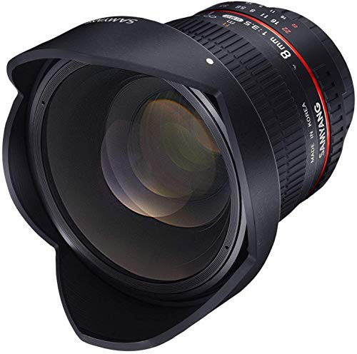 SAMYANG 単焦点魚眼レンズ 8mm F3.5 キヤノン EF用 APS-C用 フード脱着式(中古品)｜au PAY マーケット