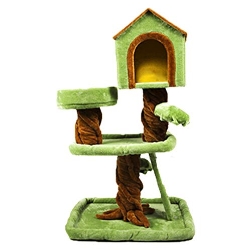 キャットタワー突っ張り猫クライミングフレーム 猫ハウス ハンモック付き 中古品 の通販はau Pay マーケット World Import Store