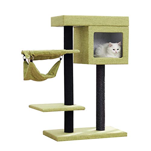 Shijinhao キャットタワー 大 ジャングルジム モバイルタワー 別荘 プラ 中古品 の通販はau Pay マーケット World Import Store