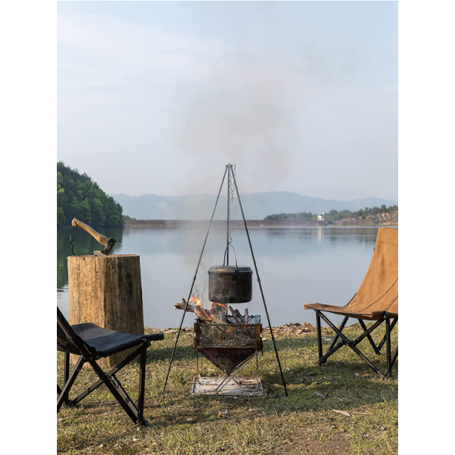 南湖ギア NANGOGEAR 焚き火チェア ローチェア キャンプ アウトドア