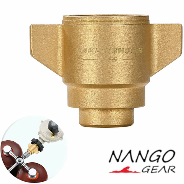 NANGOGEAR OD缶 T型ボンベ 接続 LP / 互換アダプター ねじ込み式