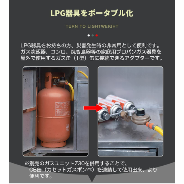 カセットガス CB缶 とアウトドアガスOD缶の詰め替えに便利 G-works R1 