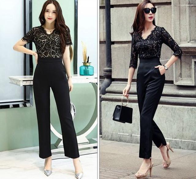 パーティードレス レディース パンツドレス ロングドレス オールインワン 結婚式 ドレス レース スリム 袖ありの通販はau Pay マーケット Happy Toon Wowma店