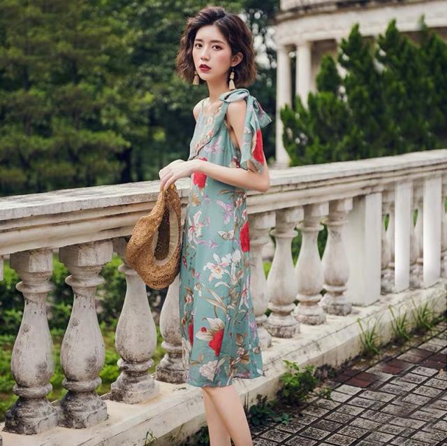 ワンピース レディース 花柄ワンピース 花柄 ボタニカル フローラル ワンピース キャミソールワンピース 派手の通販はau Pay マーケット Happy Toon Wowma店