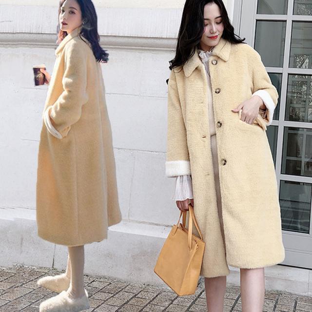 ステンカラーコート レディース アウター コート 小さいサイズ ウール ロング丈 ふんわり キュート お洒落 シンプル 無地の通販はau Pay マーケット Happy Toon Wowma店