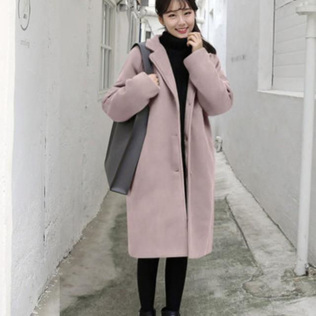 チェスターコート レディース アウター コート ロングコート ウール 小さいサイズ 大きいサイズ 無地 長袖 カジュアル 韓国服の通販はau Pay マーケット Happy Toon Wowma店