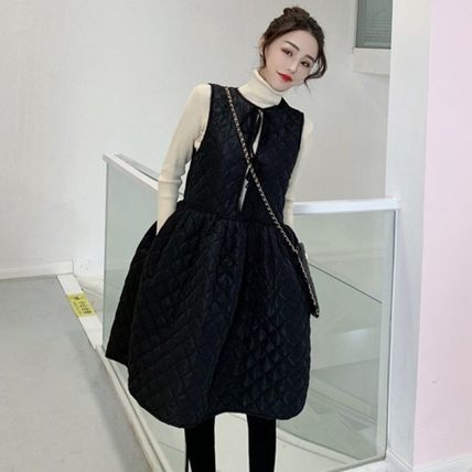 Lサイズ1点即納可能 キルティング ふんわり ラインワンピースの通販はau Pay マーケット Generalstore