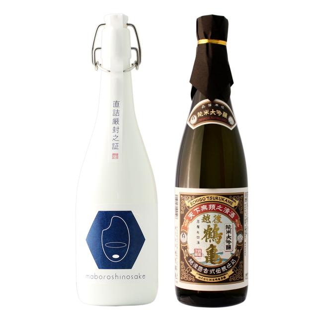 ホワイトデー 日本酒 飲み比べ ギフト プレゼント 棚田のコシヒカリ純米大吟醸 幻の酒 金升 × 純米大吟醸 越後鶴亀 720ml 2本セット 退職祝い 結婚祝い 内祝い 男性 女性 上司 誕生日 還暦祝い 古希祝い 喜寿祝い 開業祝い 贈答品 新潟地酒の通販は 8,325円