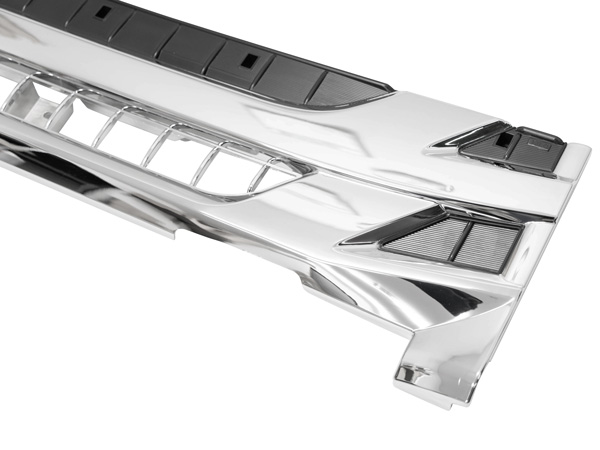 いすゞ 07 エルフ 後期型 標準キャブ用メッキグリル フロントグリル いすゞ 07 エルフ 後期型 ワイドキャブ用 メッキグリル