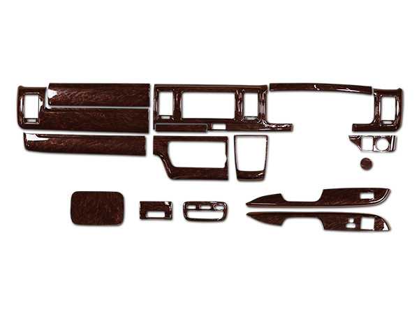 ハイエース 0系 5型 S Gl 標準ボディ用 特別仕様車50周年アニバーサリーリミテッド 茶木目マホガニー調 インテリアパネル 16pの通販はau Pay マーケット トライスターズ